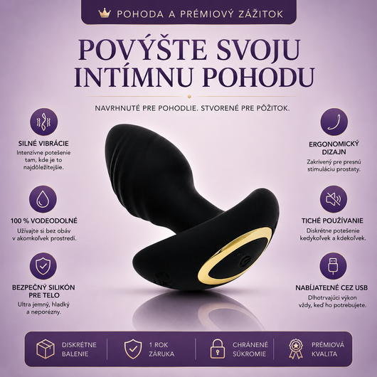 Feelenza Zástrčka Anál Rotujúca 360°