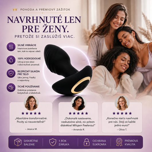 Feelenza Zástrčka Anál Rotujúca 360°